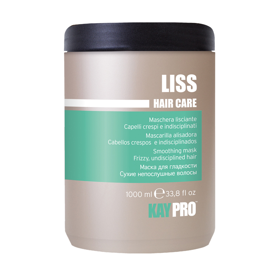 Розгладжувальна маска KayPro Liss Hair Care Smoothing Mask для сухого неслухняного волосся, 1 л