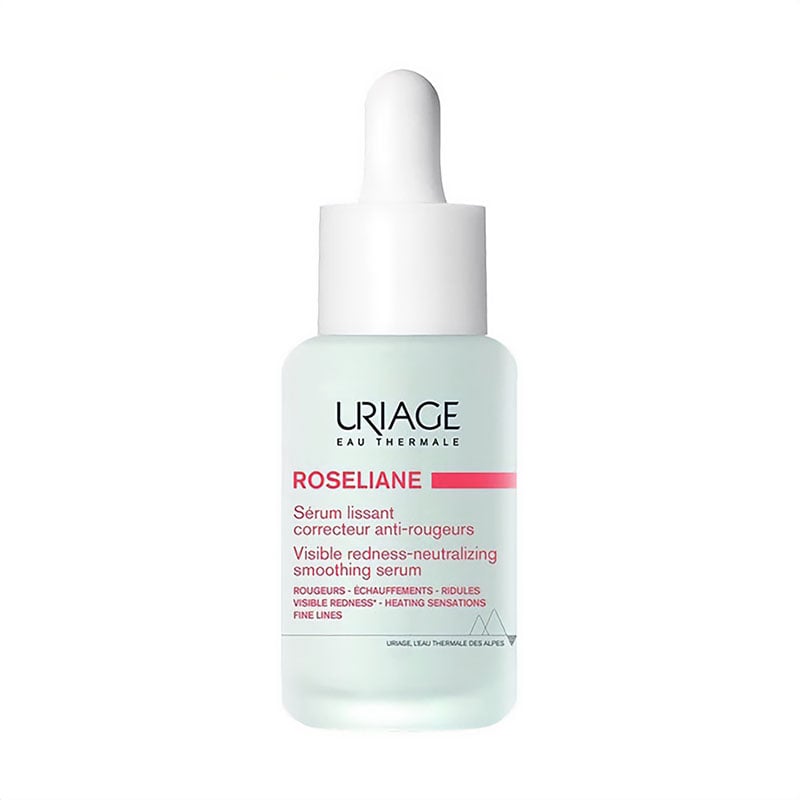 Розгладжувальна сироватка для обличчя Uriage Roseliane Visible Redness-Neutralizing Smoothing Serum, 30 мл