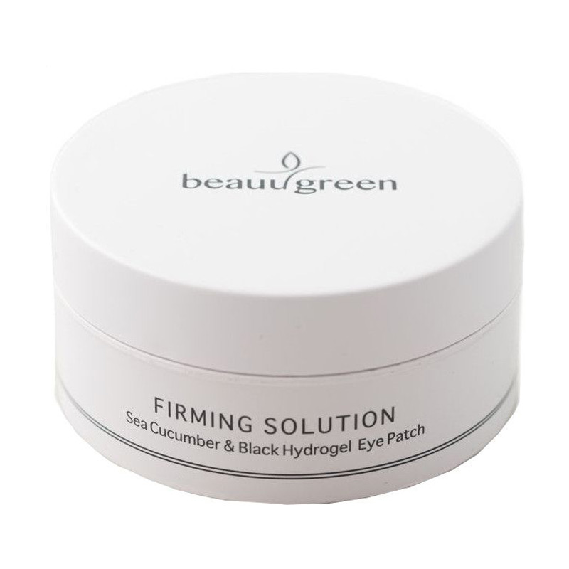 Розгладжувальні гідрогелеві патчі Beauugreen Sea Cucumber &amp; Black Hydrogel Eye Patch середні, 60 шт