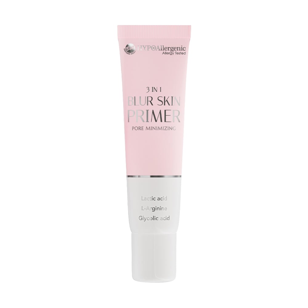 Розгладжувальний праймер для обличчя Bell Hypoallergenic 3 In 1 Blur Skin Primer Pore Minimizing 01, 30 г