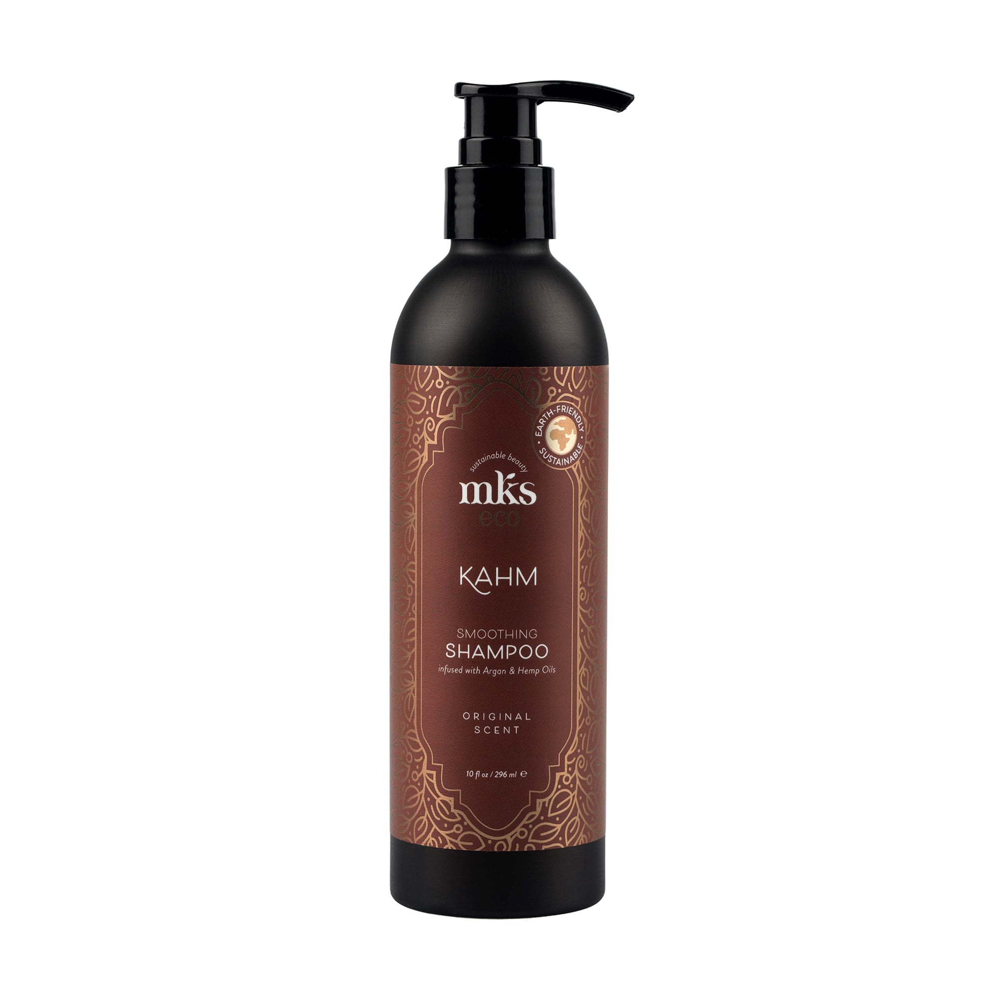 Розгладжувальний шампунь для волосся MKS ECO Kahm Smoothing Shampoo Original Scent з дозатором, 296 мл