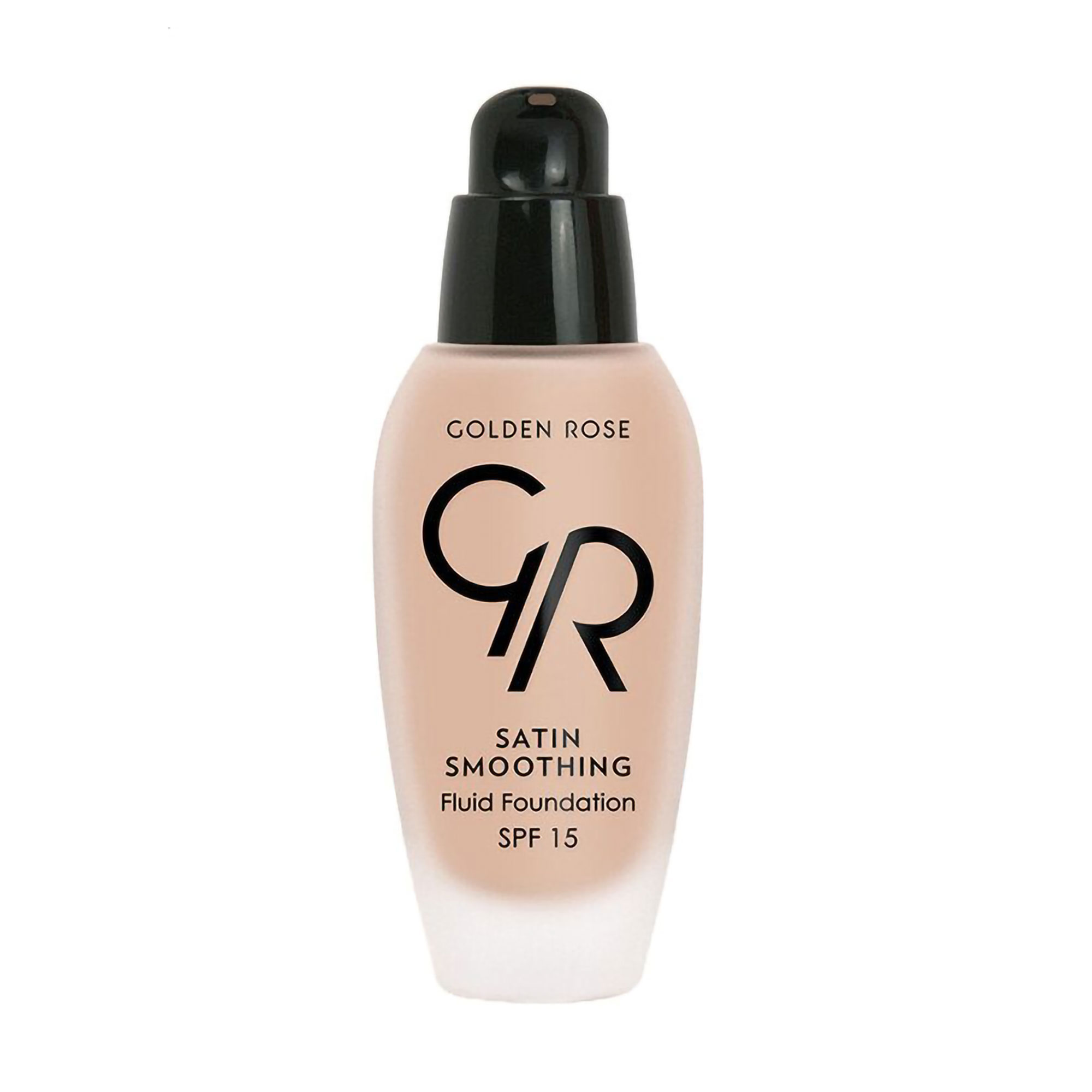 Розгладжувальний тональний флюїд Golden Rose Satin Smoothing Fluid Foundation SPF 15, тон 28, 34 мл