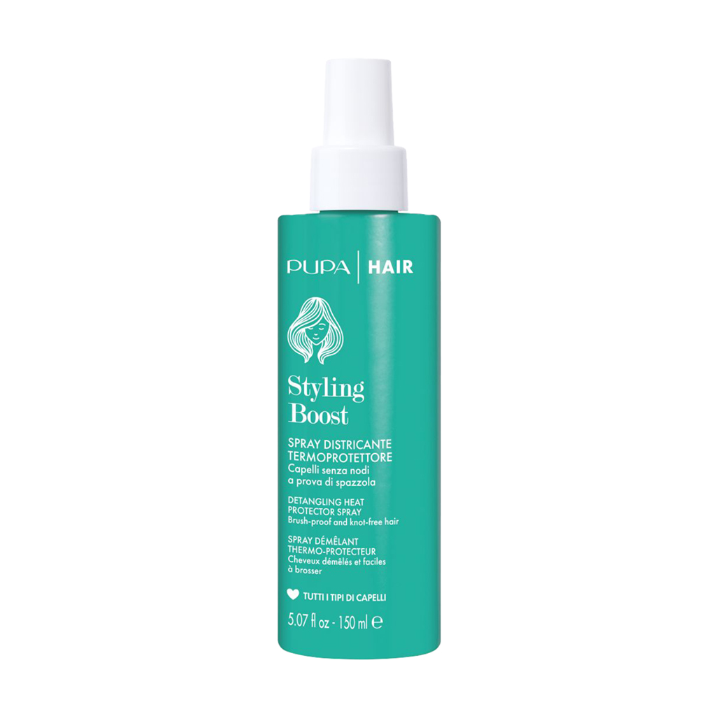 Розплутувальний термозахисний спрей для волосся Pupa Styling Boost Detangling Heat Protector Spray, 150 мл
