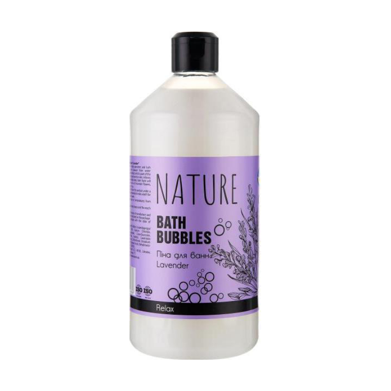 Розслаблювальна піна для ванн Bioton Cosmetics Nature Bath Bubbles Лаванда, 900 мл