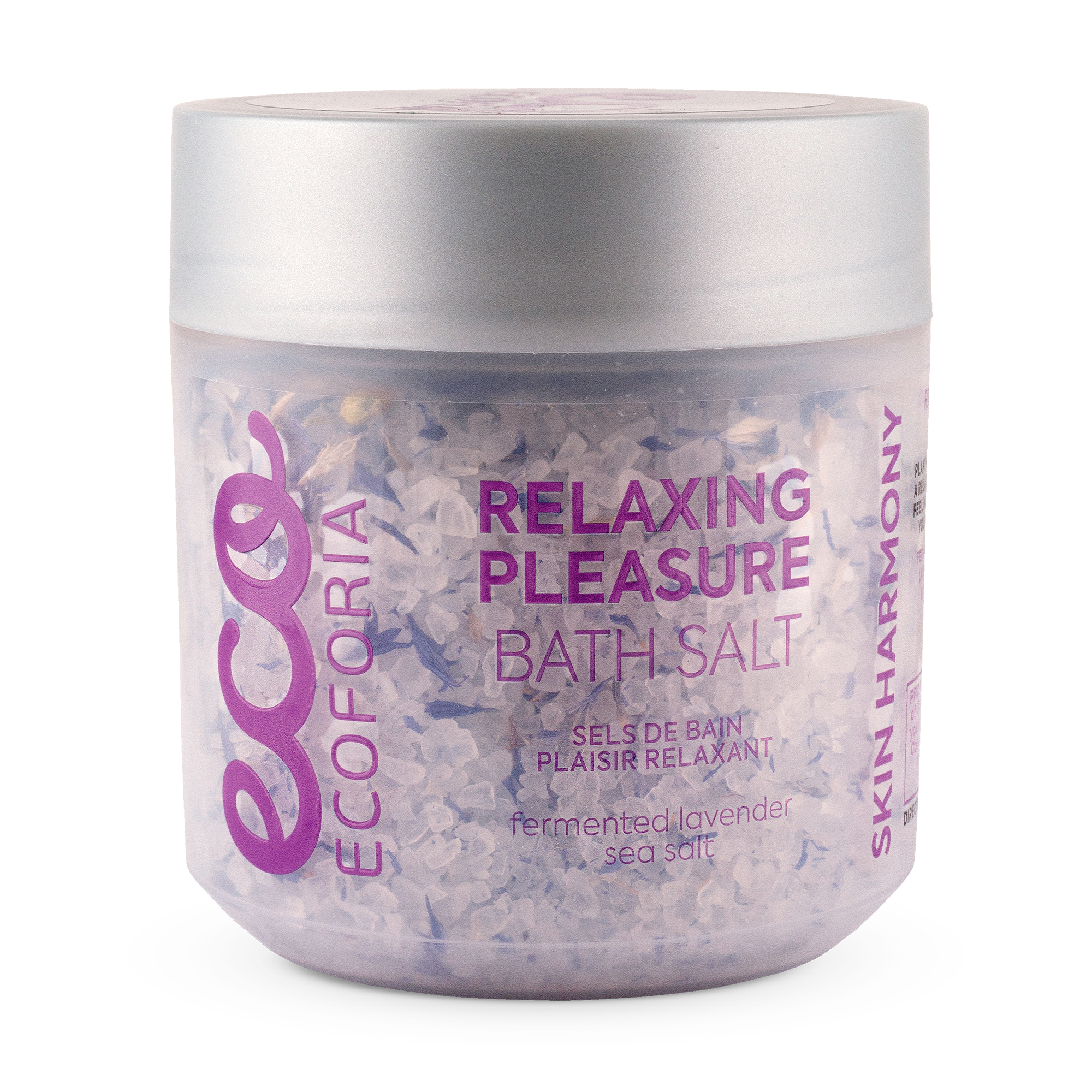 Розслаблювальна сіль для ванни Ecoforia Skin Harmony Relaxing Pleasure Bath Salt, 400 г