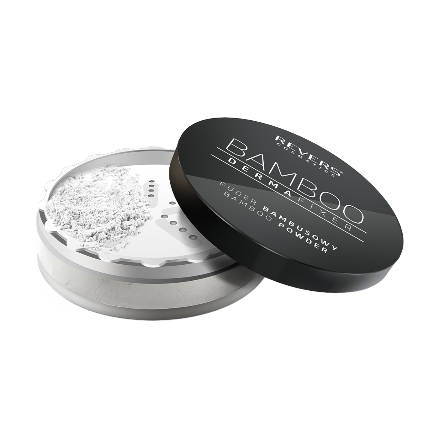 Розсипчаста бамбукова пудра для обличчя Revers Cosmetics Bamboo Derma Fixer Bamboo Powder, 8 г
