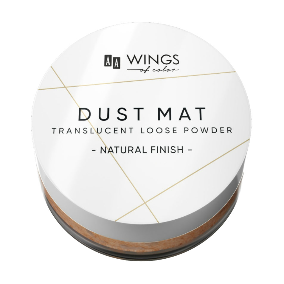 Розсипчаста пудра для обличчя AA Wings of Color Dust Matt Translucent Loose Powder, Natural Finish, 12 г