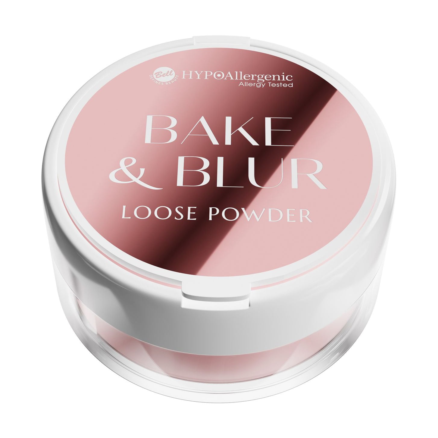 Розсипчаста пудра для обличчя Bell HypoAllergenic Bake &amp; Blur Loose Powder 01 Cotton Candy, 5 г