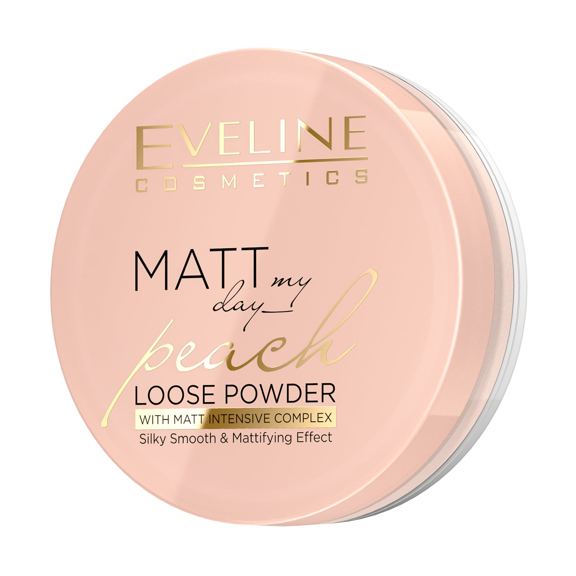 Розсипчаста пудра для обличчя Eveline Cosmetics Matt My Day Peach Loose Powder, 6 г