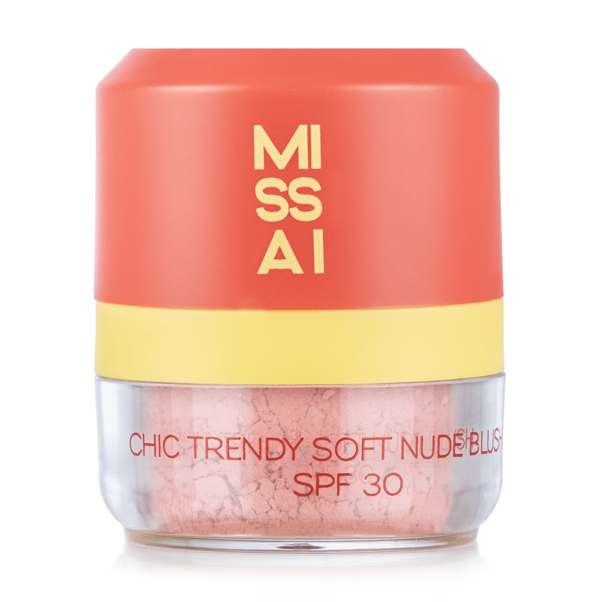 Розсипчасті рум'яна для обличчя Missai Chic Trendy Soft Rose Blush SPF 30, тон 02, 5 г