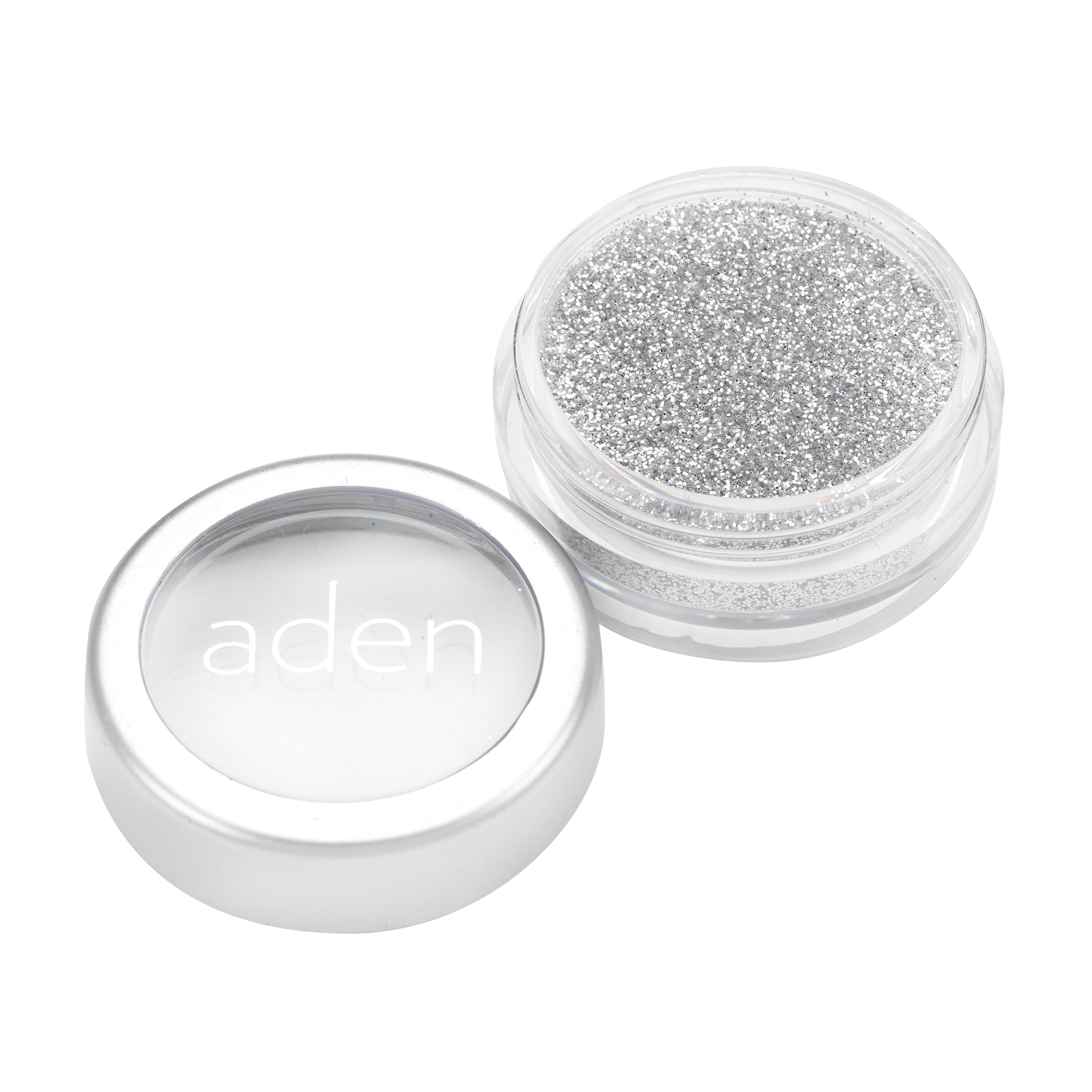 Розсипчастий глітер для обличчя Aden Glitter Powder 02 Silver Shimmer, 5 г