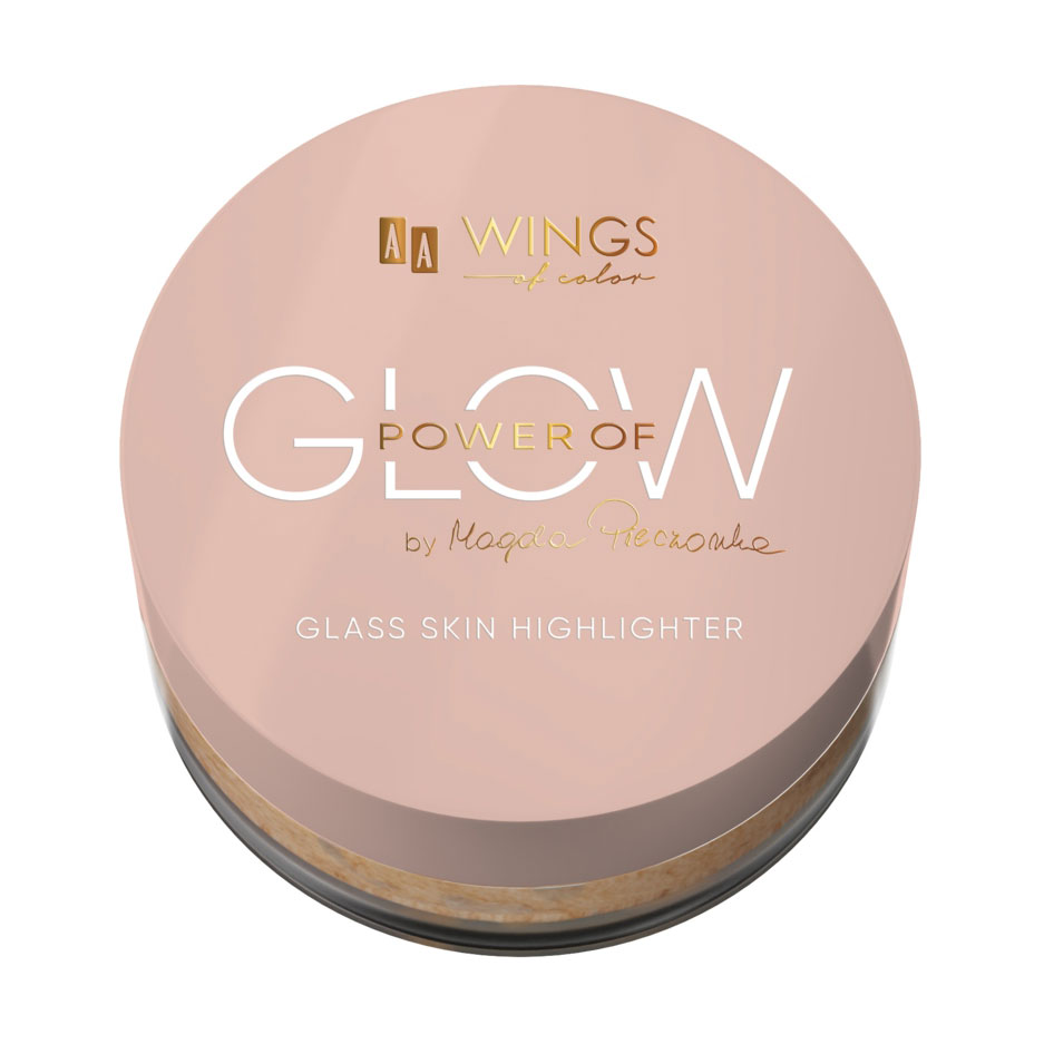 Розсипчастий хайлайтер для обличчя AA Wings of Color Power of Glow Glass Skin Highlighter, 8 г