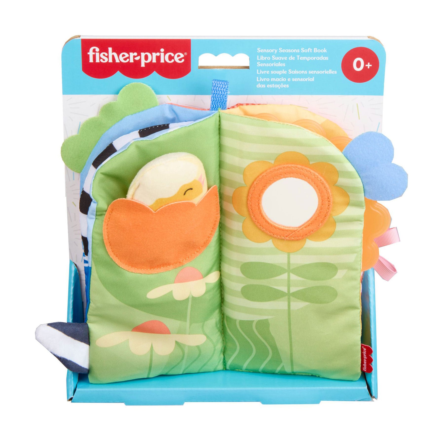 Розвивальна м'яка книжечка Fisher-Price, від народження (JKP53)