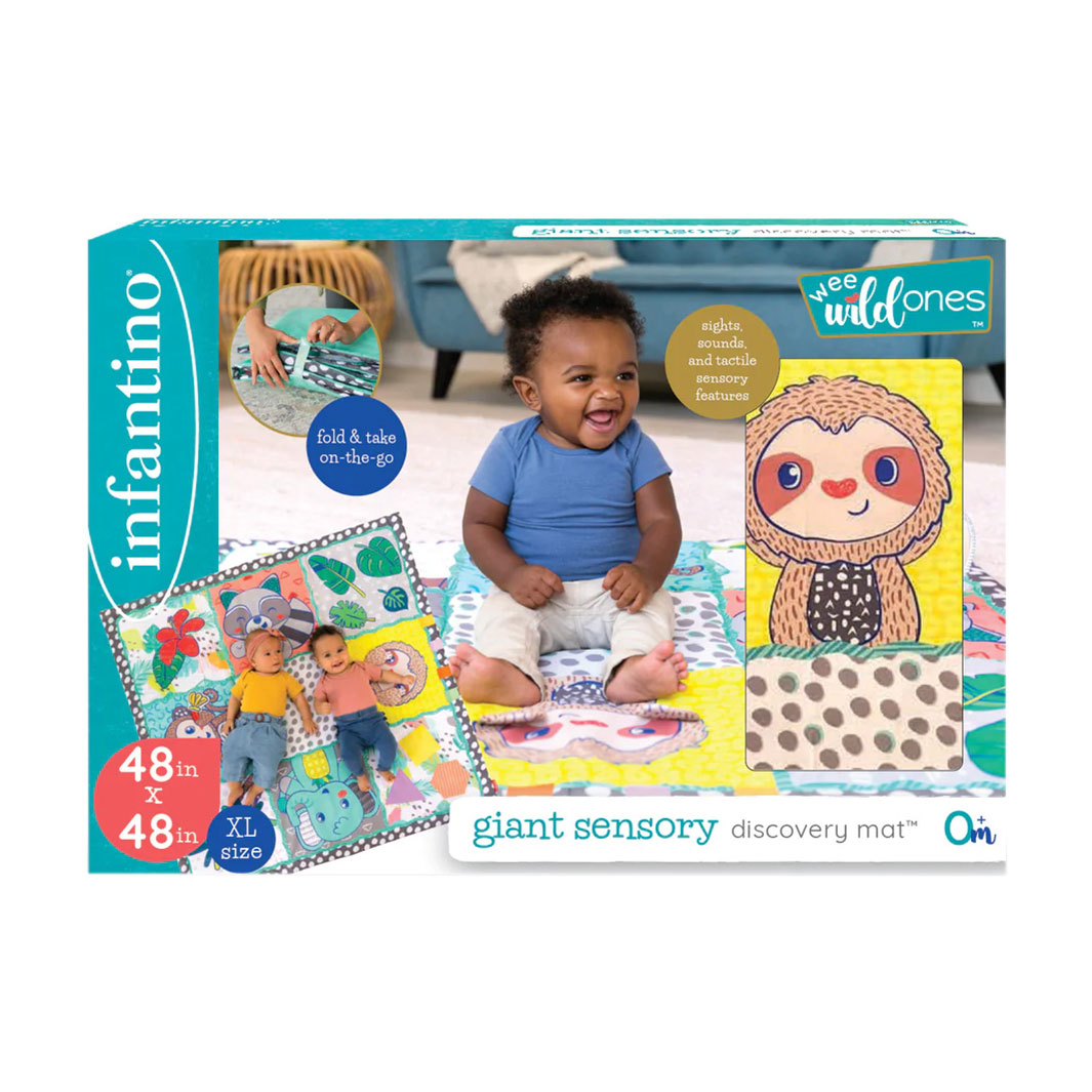 Розвивальний килимок Infantino Discovery з ігровими елементами, від народження (313037)