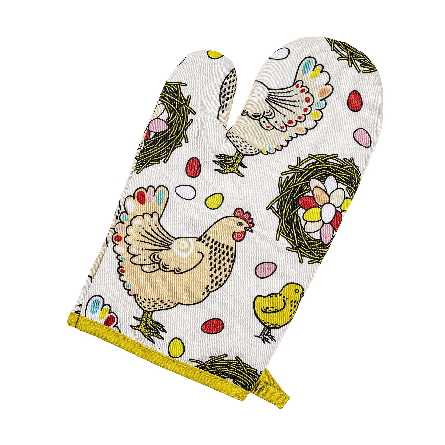 Рукавичка кухонна Home Line Курочки, 17*28 см (182829)