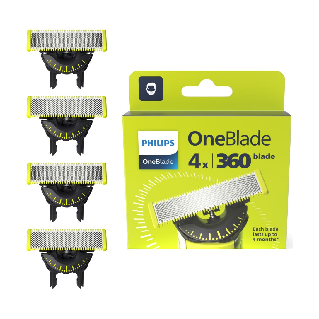 Рухливе змінне лезо Philips OneBlade 360, 4 шт (QP440/50)