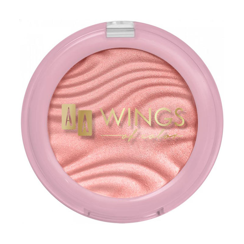 Рум'яна для обличчя AA Wings of Color Blush &amp; Go Blush 01 Fancy Pink, 4.5 г