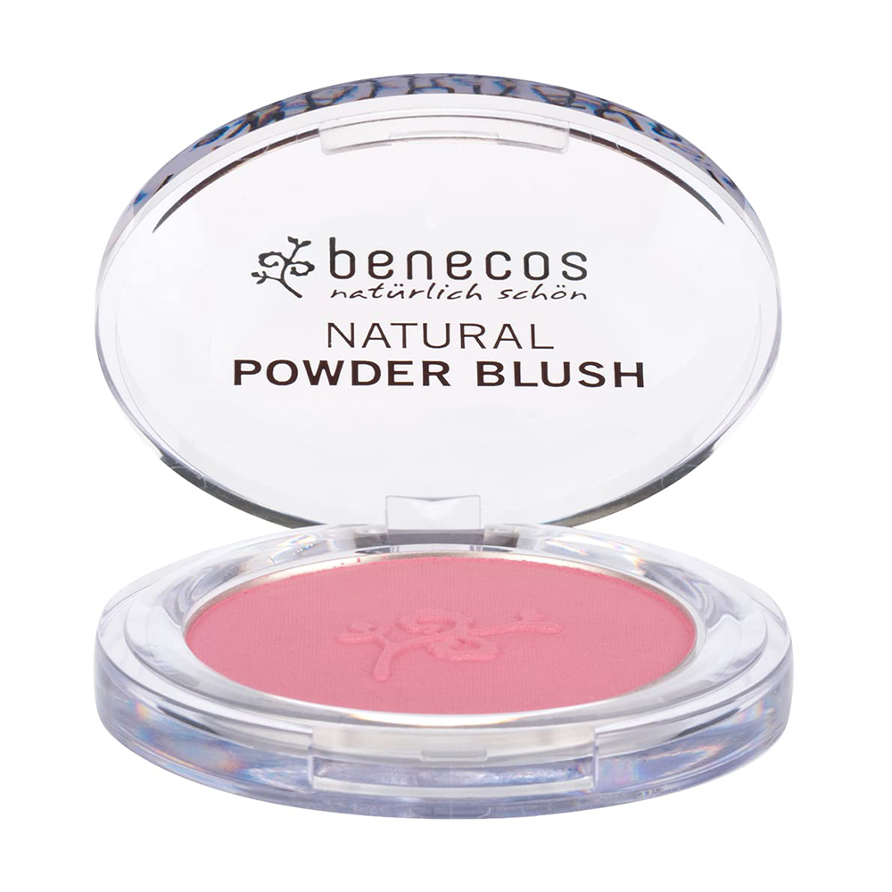 Рум'яна для обличчя Benecos Compact Blush, Mallow Rose, 5.5 г