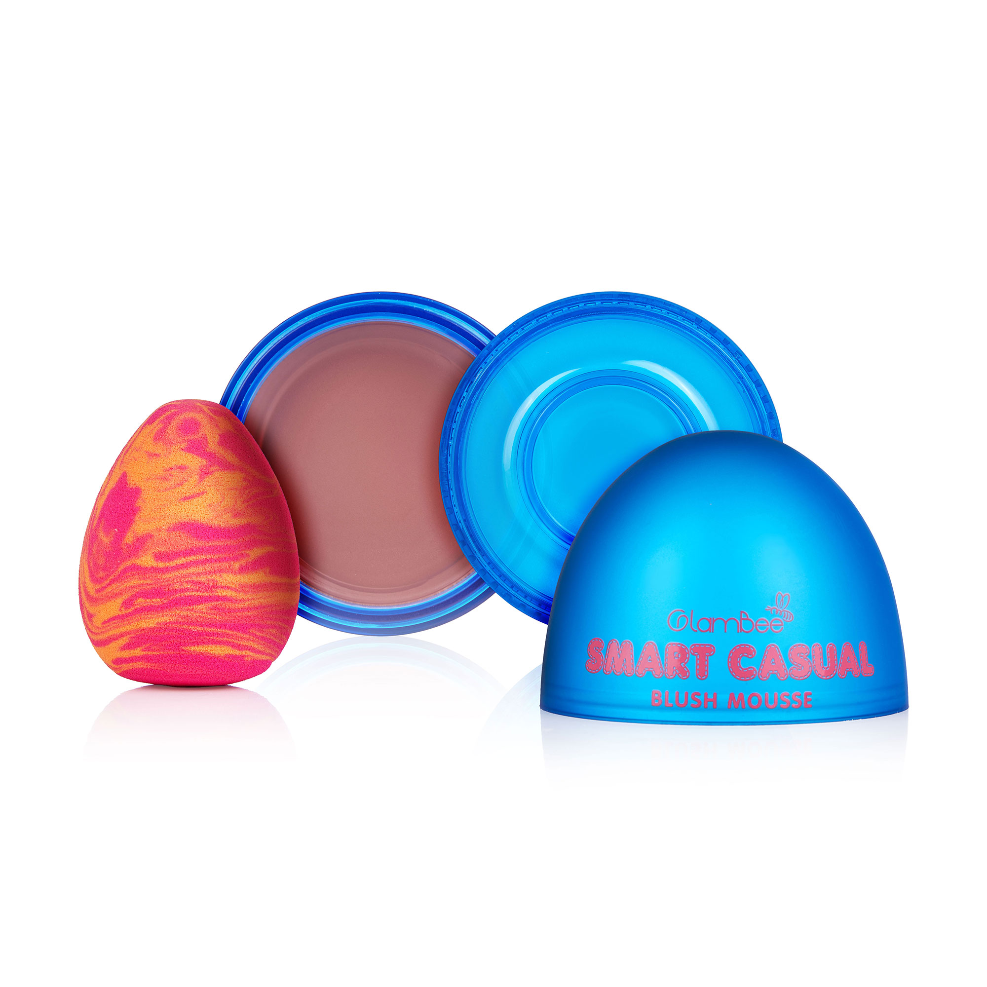 Рум'яна-мус для обличчя GlamBee Smart Casual тон 02, 10 г