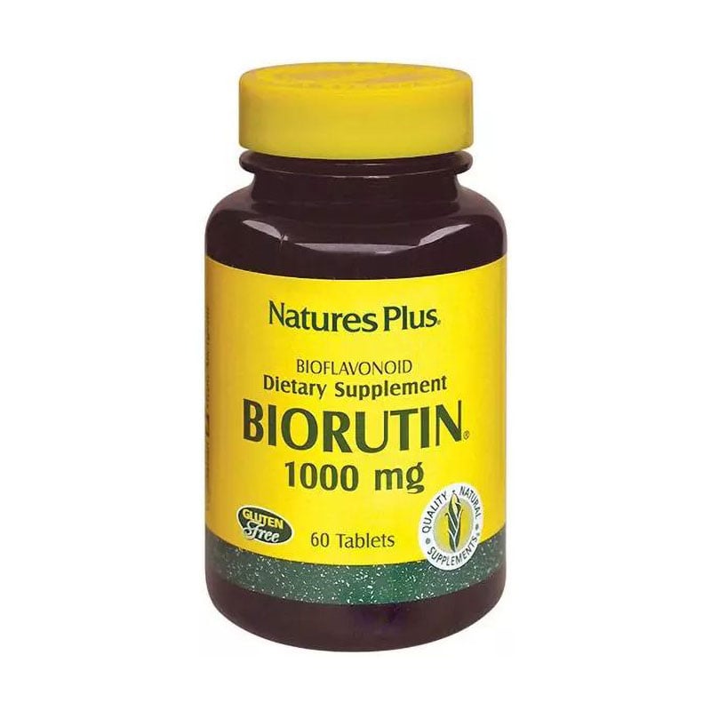 Рутин Natures Plus BioRutin 1000 мг, 60 таблеток