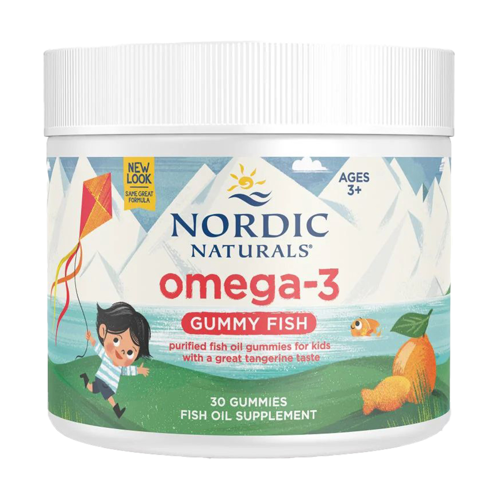 Риб'ячий жир для дітей Nordic Naturals Omega-3 Gummy Fish зі смаком мандарину, 30 жувальних таблеток
