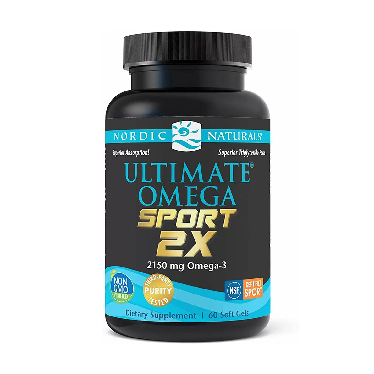 Риб'ячий жир Nordic Naturals Ultimate Omega 2X Sport 2150 мг, 60 гелевих капсул