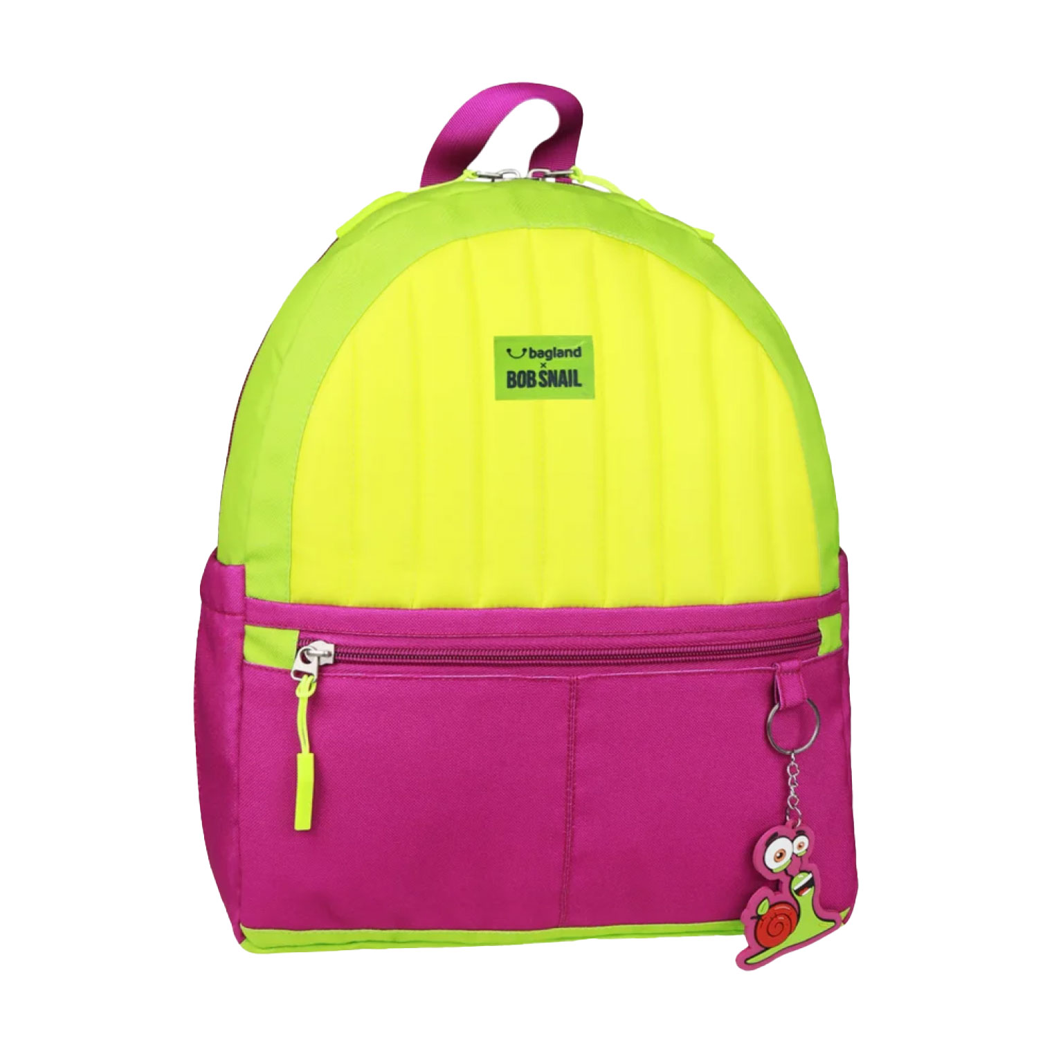 Рюкзак дитячий Bob Snail і Bagland, зелений з фіолетовим, від 6 до 10 років, 36*30*13 см, 14 л