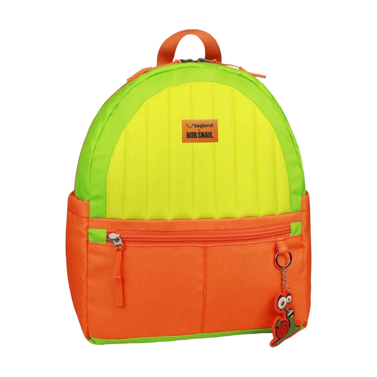 Рюкзак дитячий Bob Snail і Bagland, зелений з помаранчевим, від 6 до 10 років, 36*30*13 см, 14 л