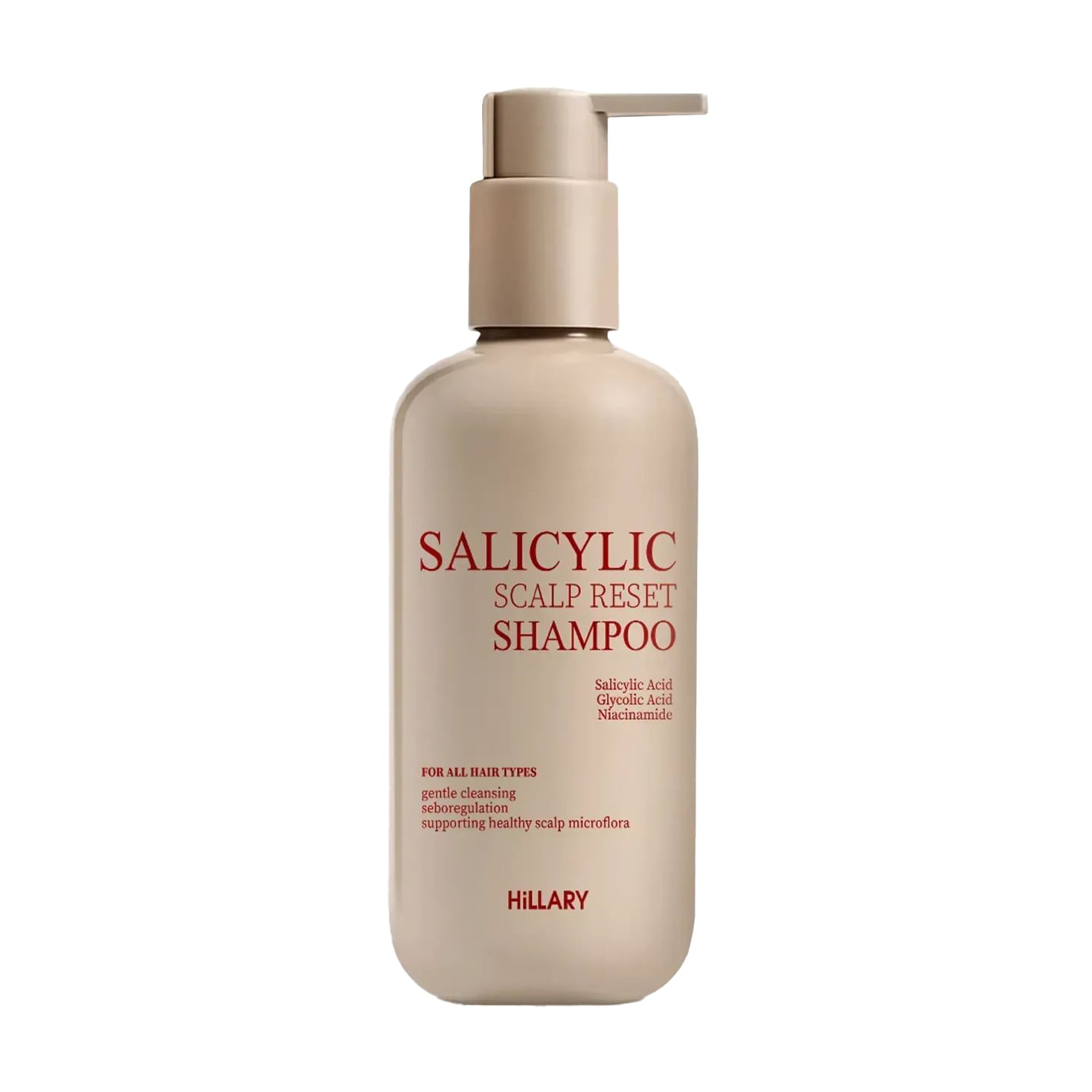 Саліциловий шампунь Hillary Salicylic Scalp Reset Shampoo для відновлення шкіри голови, 400 мл