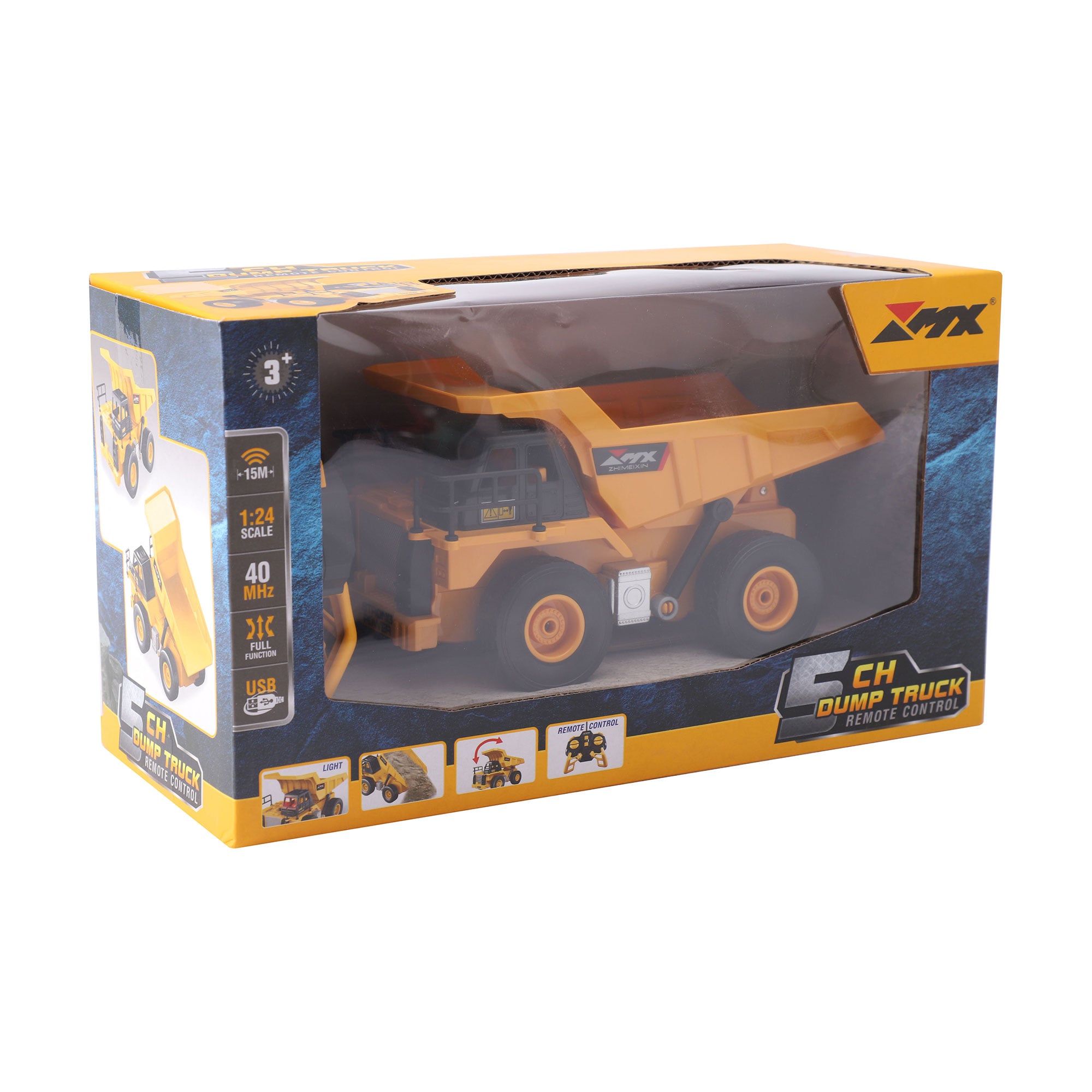 Самоскид IZ MX 5channel Dumb Truck 1:24 на радіокеруванні, від 3 років (7122633)