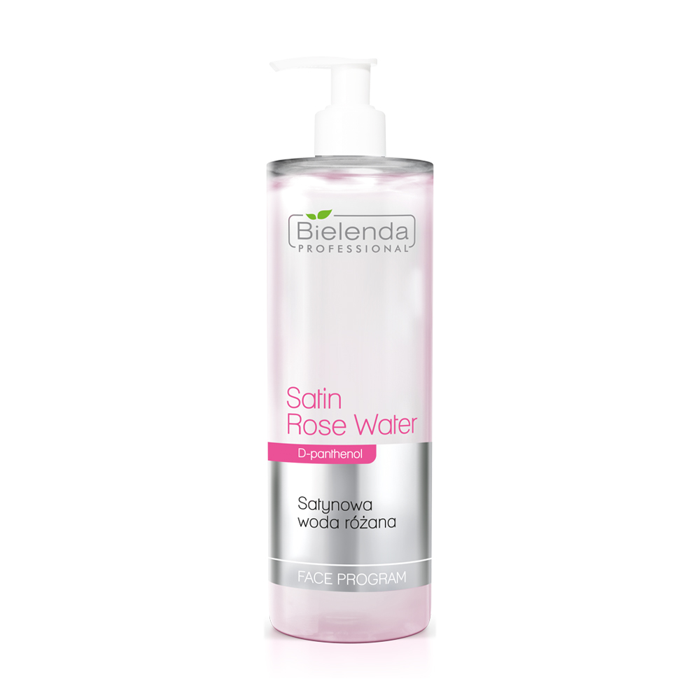 Сатинова трояндова вода для обличчя Bielenda Professional Face Program Satin Rose Water, 500 мл