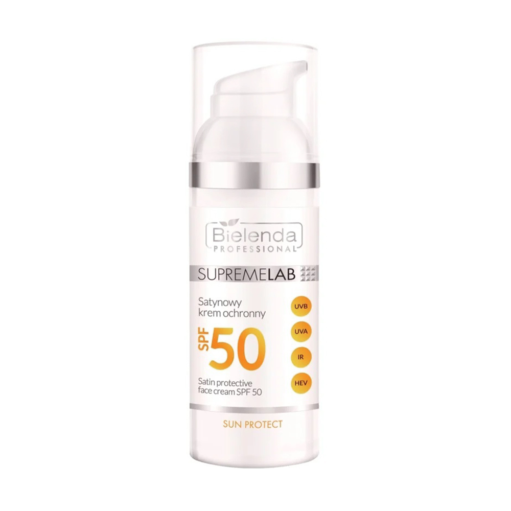 Сатиновий захисний крем для обличчя Bielenda Professional Supremelab Satin Protective Face Cream SPF 50, 50 мл