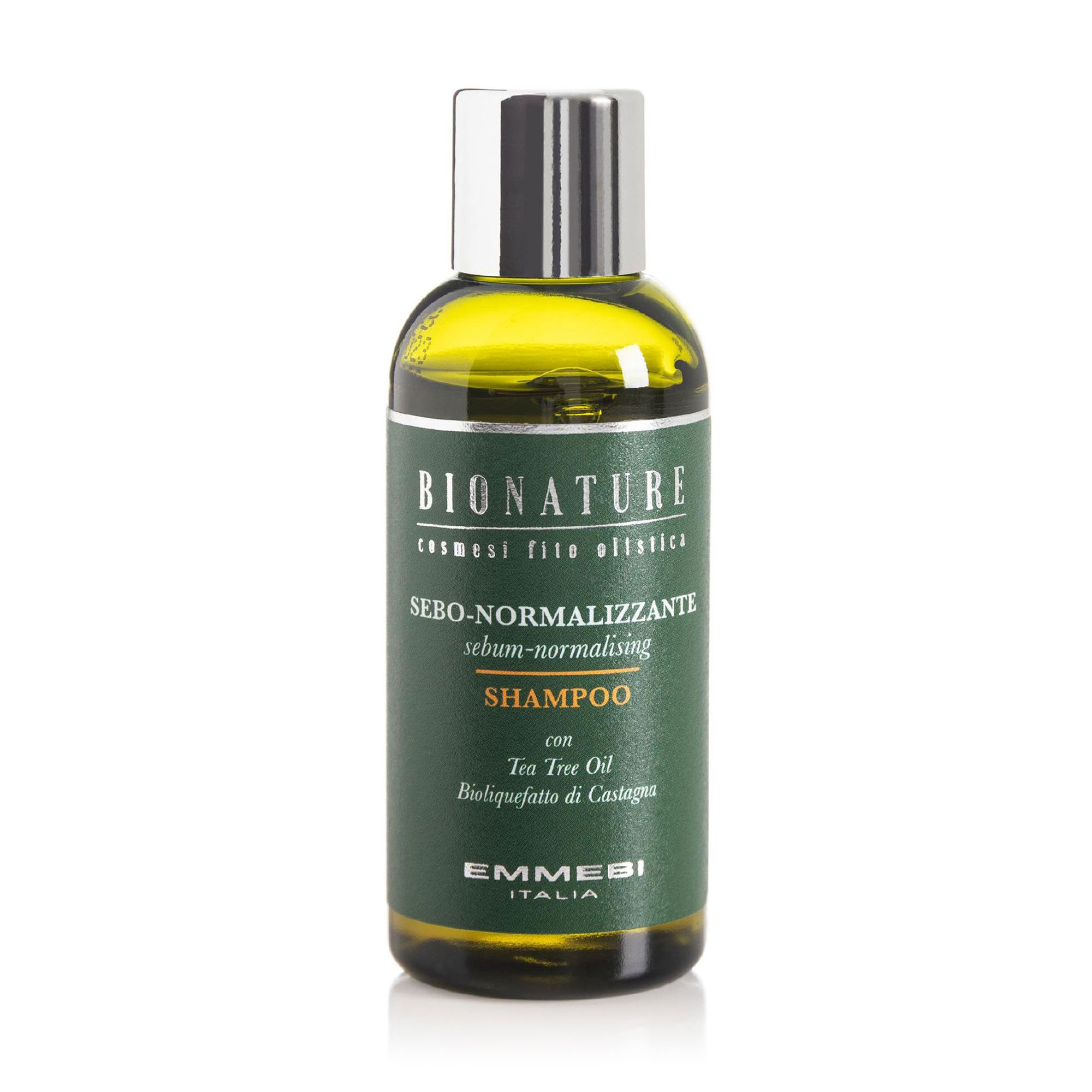 Себонормалізувальний шампунь для волосся Emmebi Italia BioNature Mineral Treatment Sebum-Normalizing Shampoo, 50 мл