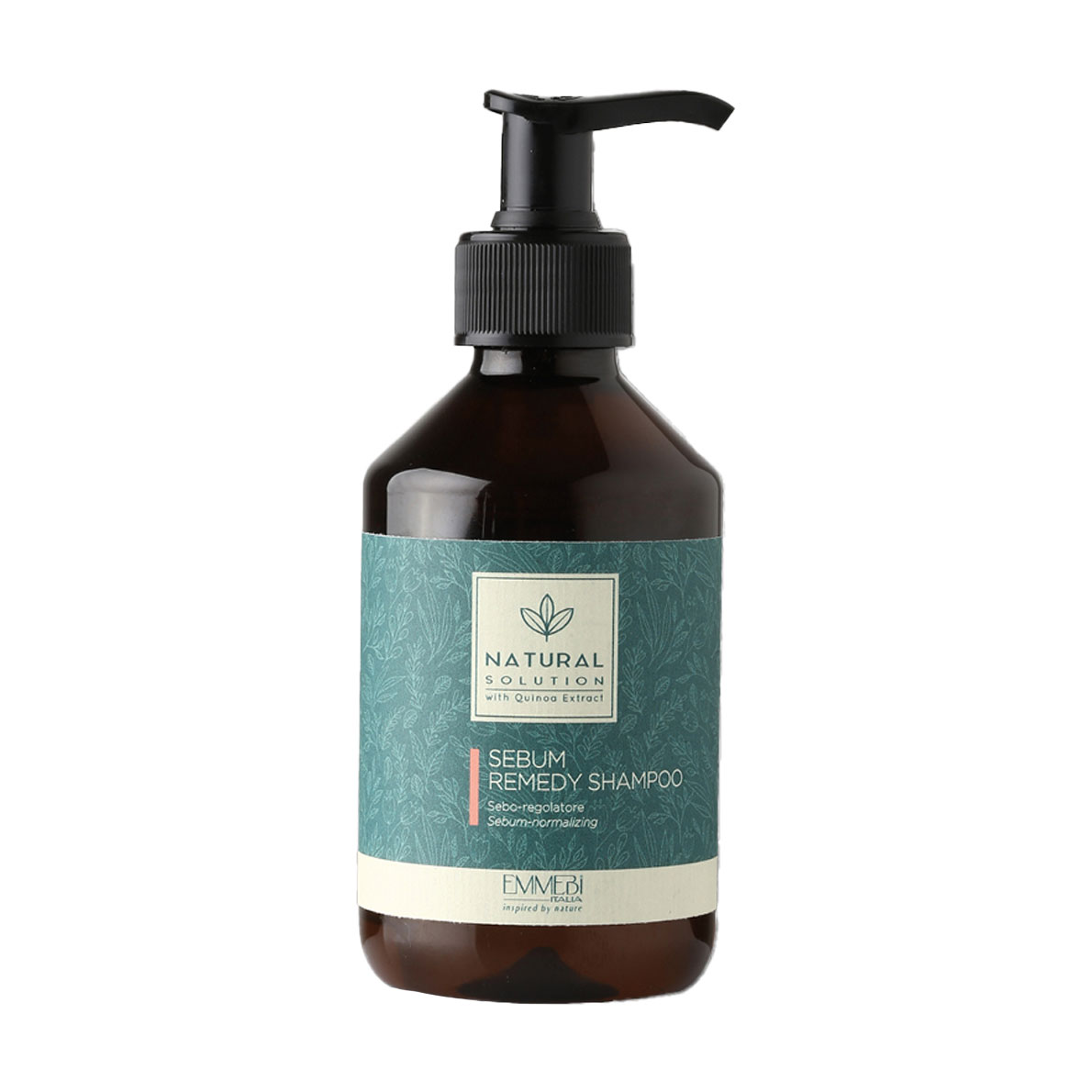 Себонормалізувальний шампунь для волосся Emmebi Italia Natural Solution Sebum Remedy Shampoo, 250 мл