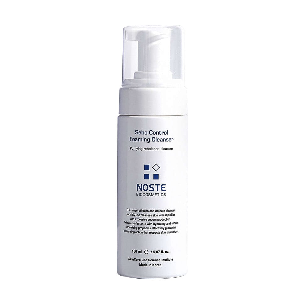 Себорегулювальна пінка-мус Noste Sebo Control Foaming Cleanser для проблемної шкіри обличчя, 150 мл
