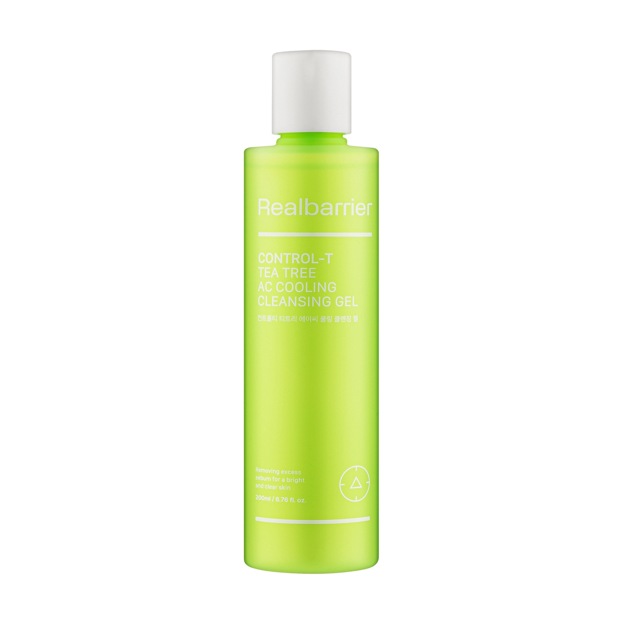 Себорегулювальний гель для вмивання Real Barrier Control-T Tea Tree AC Cooling Cleansing Gel, 200 мл