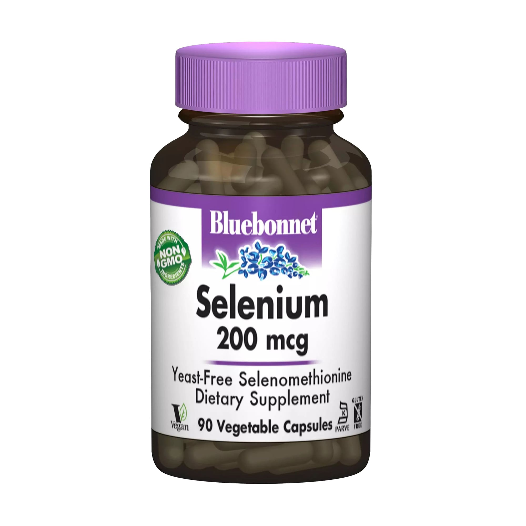 Селен Bluebonnet Nutrition Selenium 200 мкг, 90 капсул