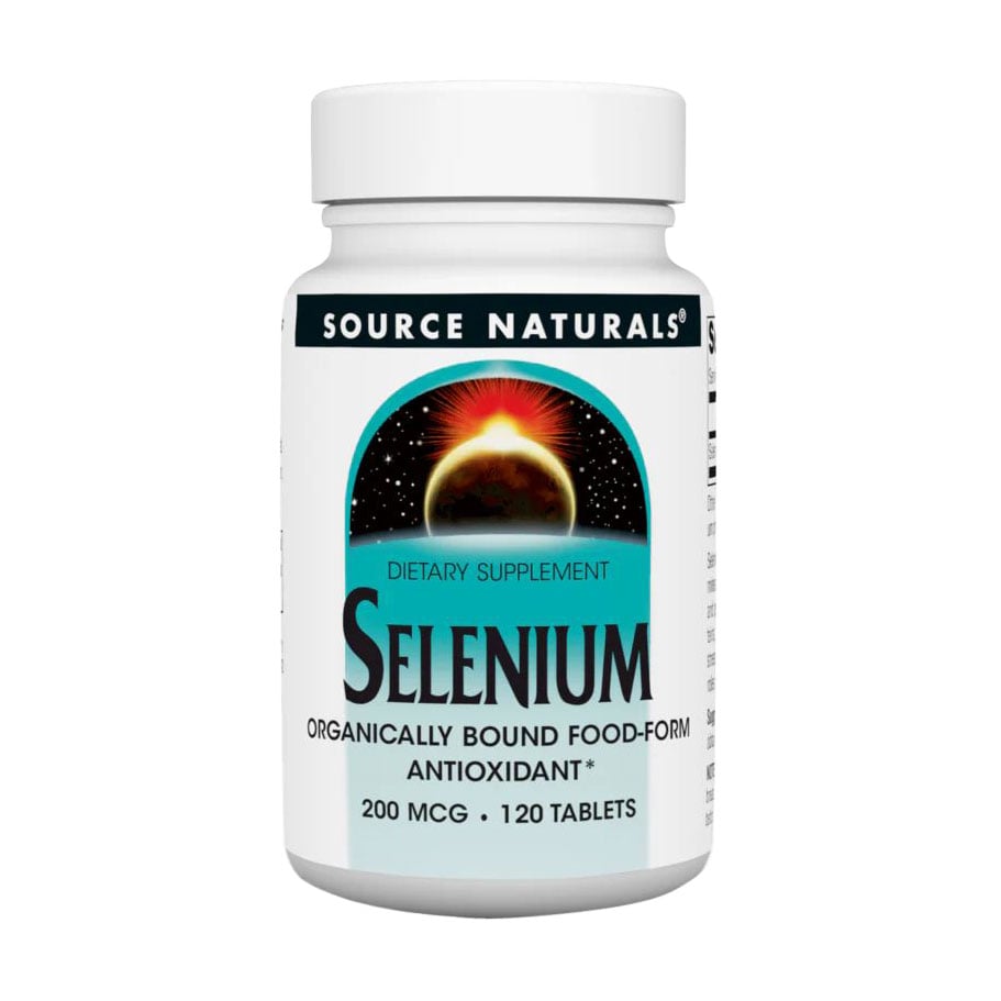 Селен Source Naturals Selenium, 200 мкг, 120 таблеток