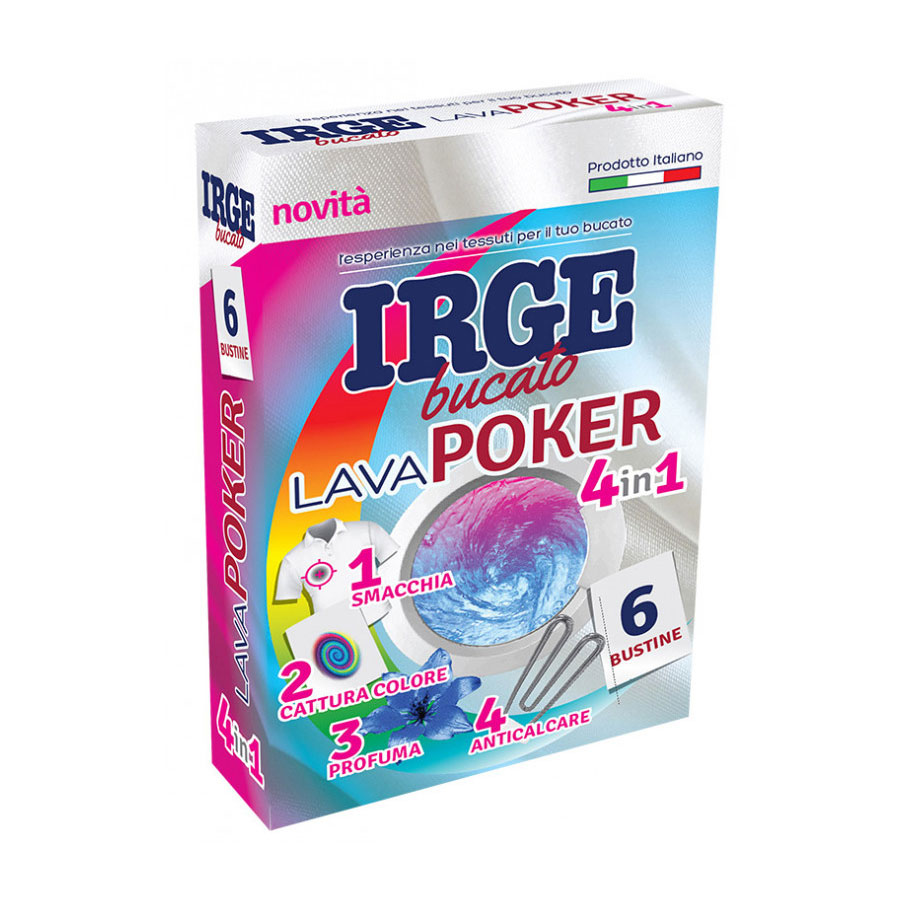 Серветка-пастка для прання Irge 4 в 1, 6 шт