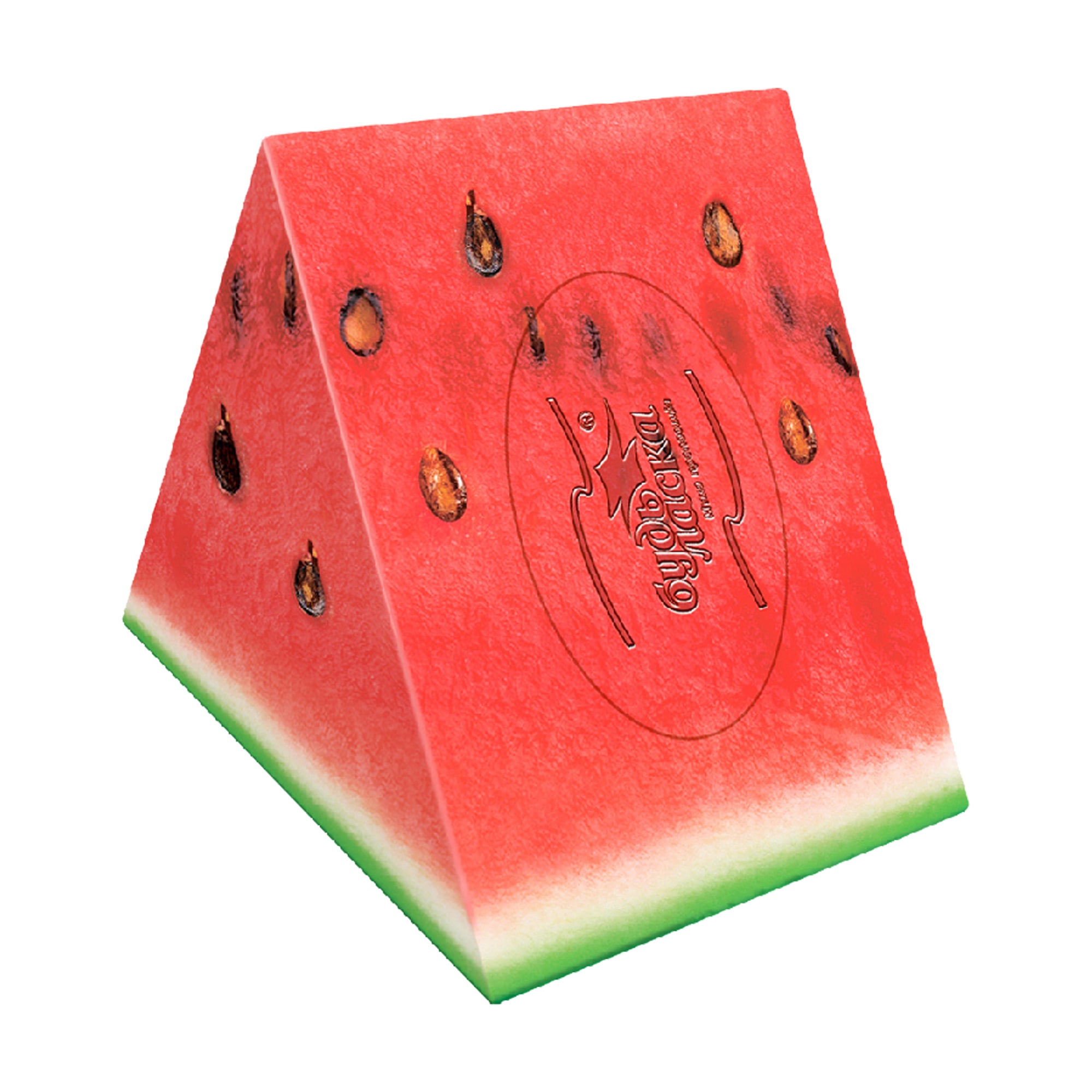 Серветки паперові Будь Ласка Піраміда Кавун, 2-шарові, 80 шт