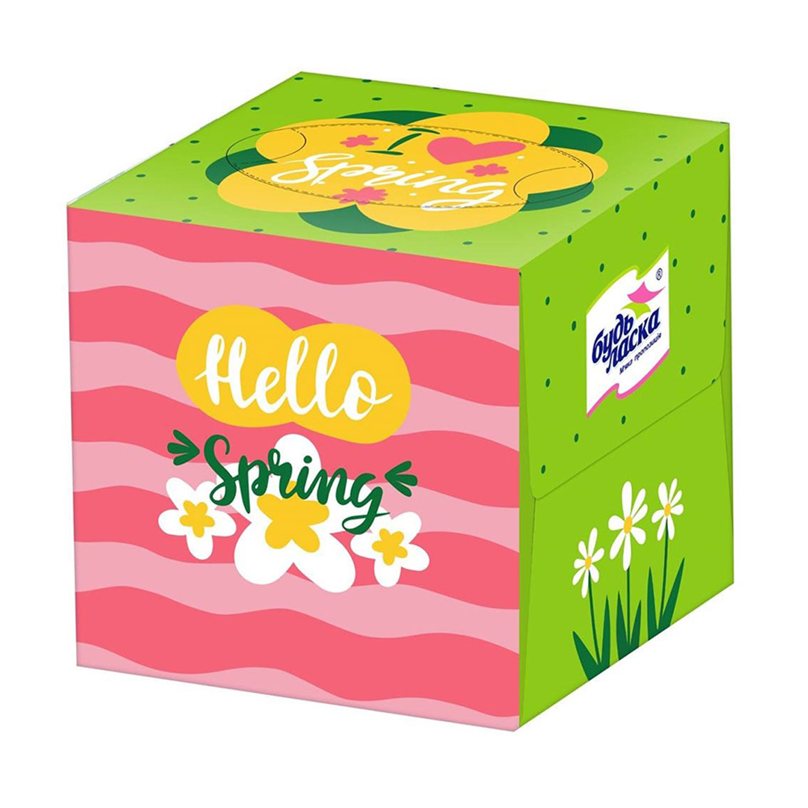 Серветки паперові Будь Ласка Пори року Hello Spring, 2-шарові, 80 шт