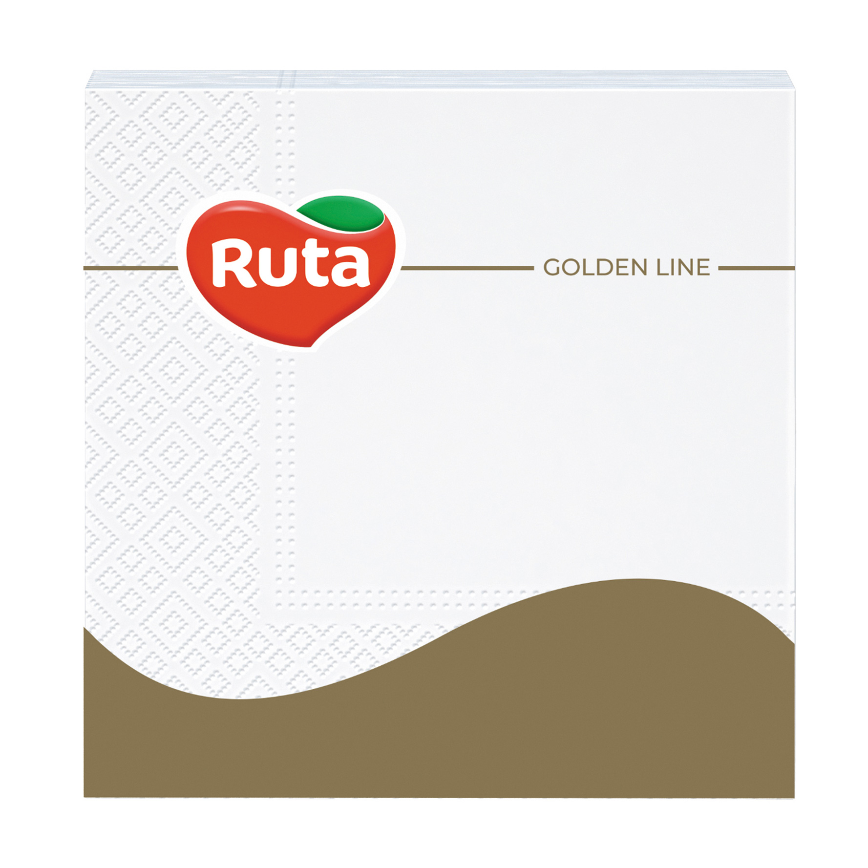 Серветки столові RUTA Golden Line 3-шарові, 33*33 см, 20 шт