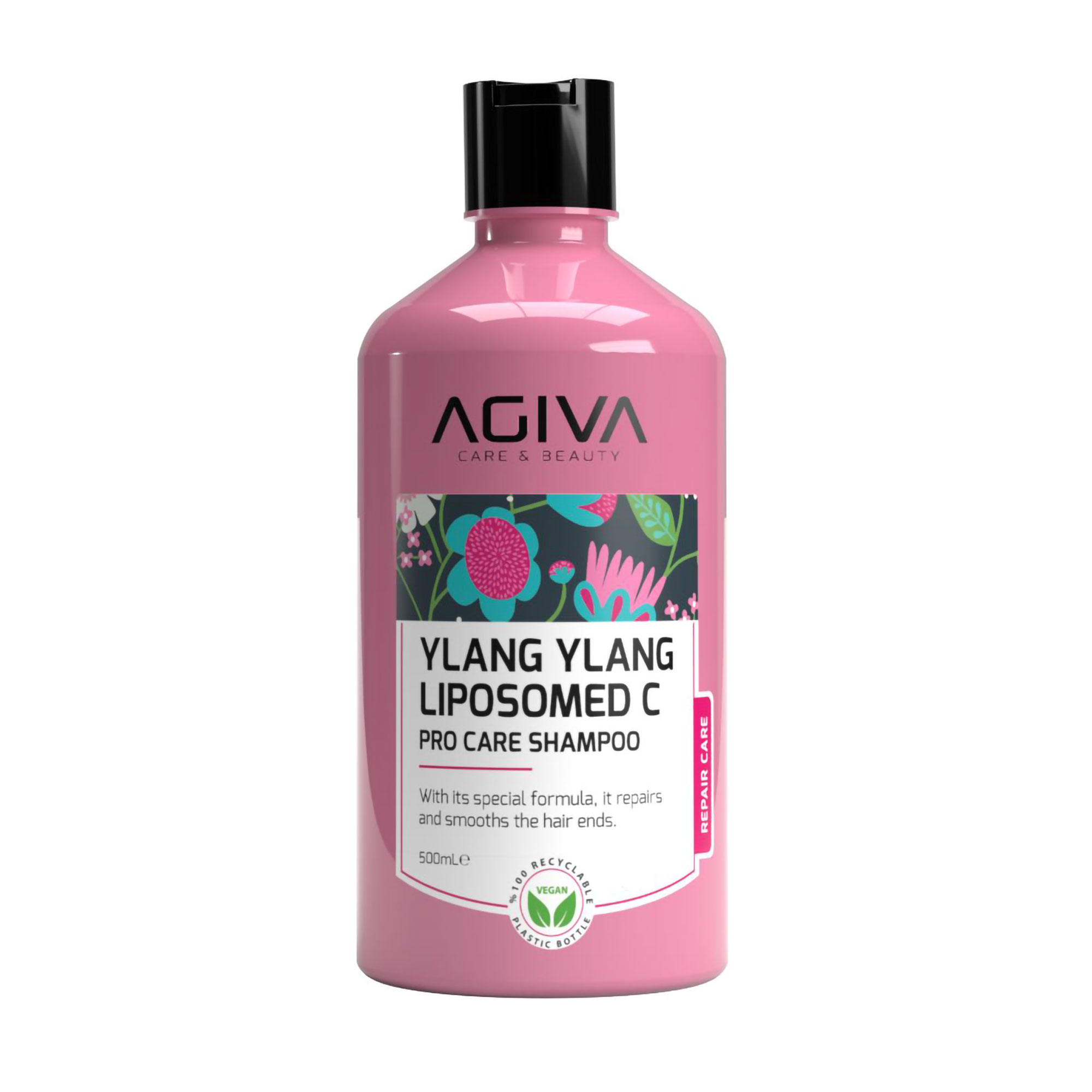 Шампунь Agiva Ylang Ylang Liposomed C Pro Care Shampoo Інтенсивне відновлення, для пошкодженого волосся, 500 мл