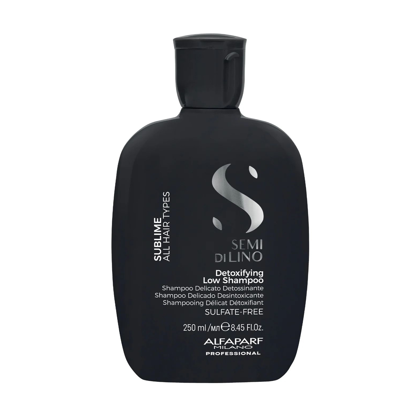 Шампунь Alfaparf Semi Di Lino Sublime Detoxifying Low Shampoo для всіх типів волосся, 250 мл