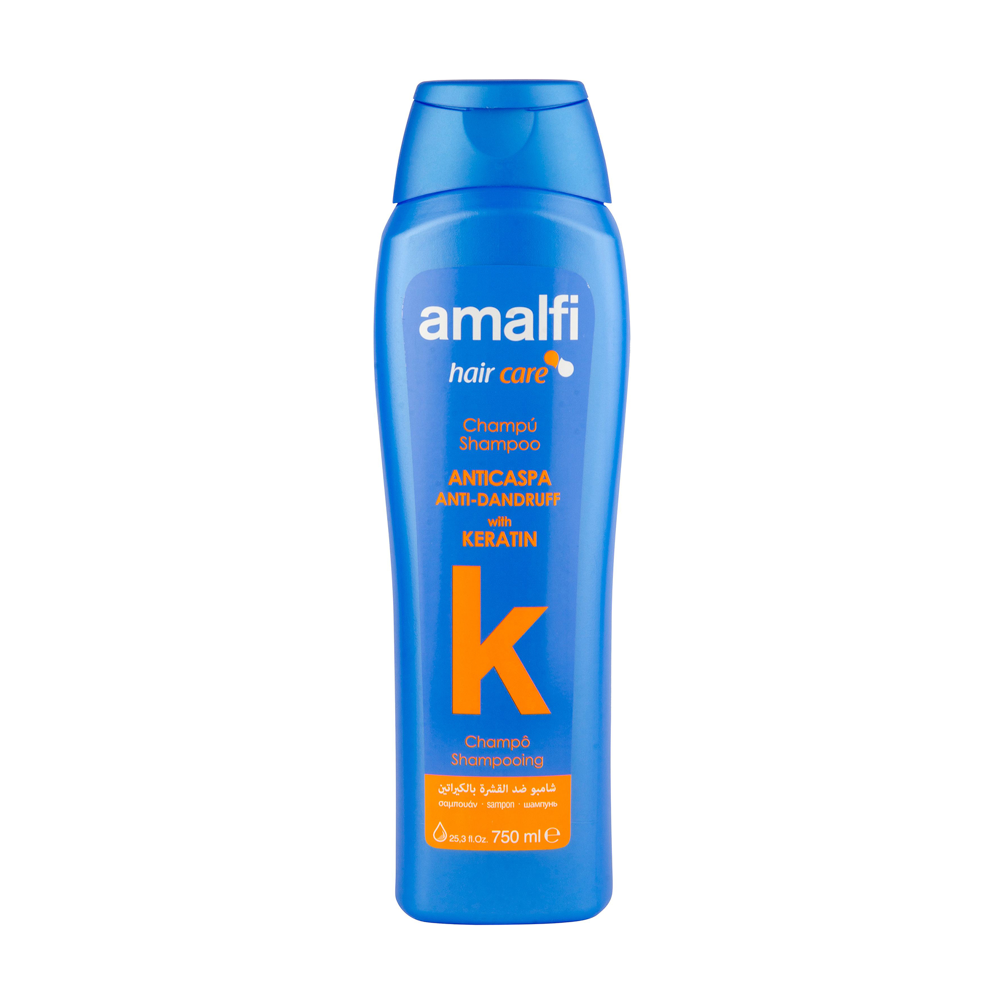 Шампунь Amalfi Anti-Dandruff With Keratin проти лупи, з кератином, 750 мл