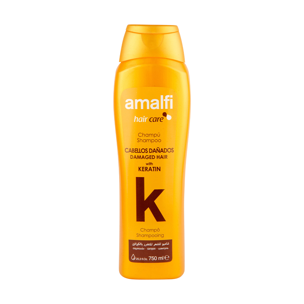 Шампунь Amalfi Keratin Shampoo для пошкодженого волосся, 750 мл