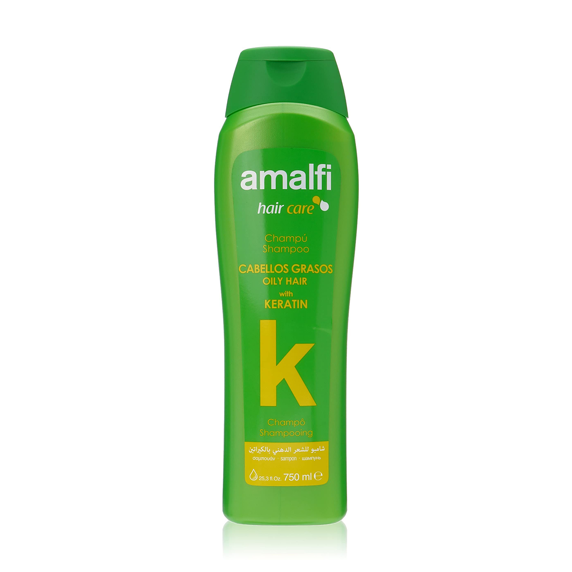 Шампунь Amalfi Oily Hair With Keratin для жирного волосся, з кератином, 750 мл