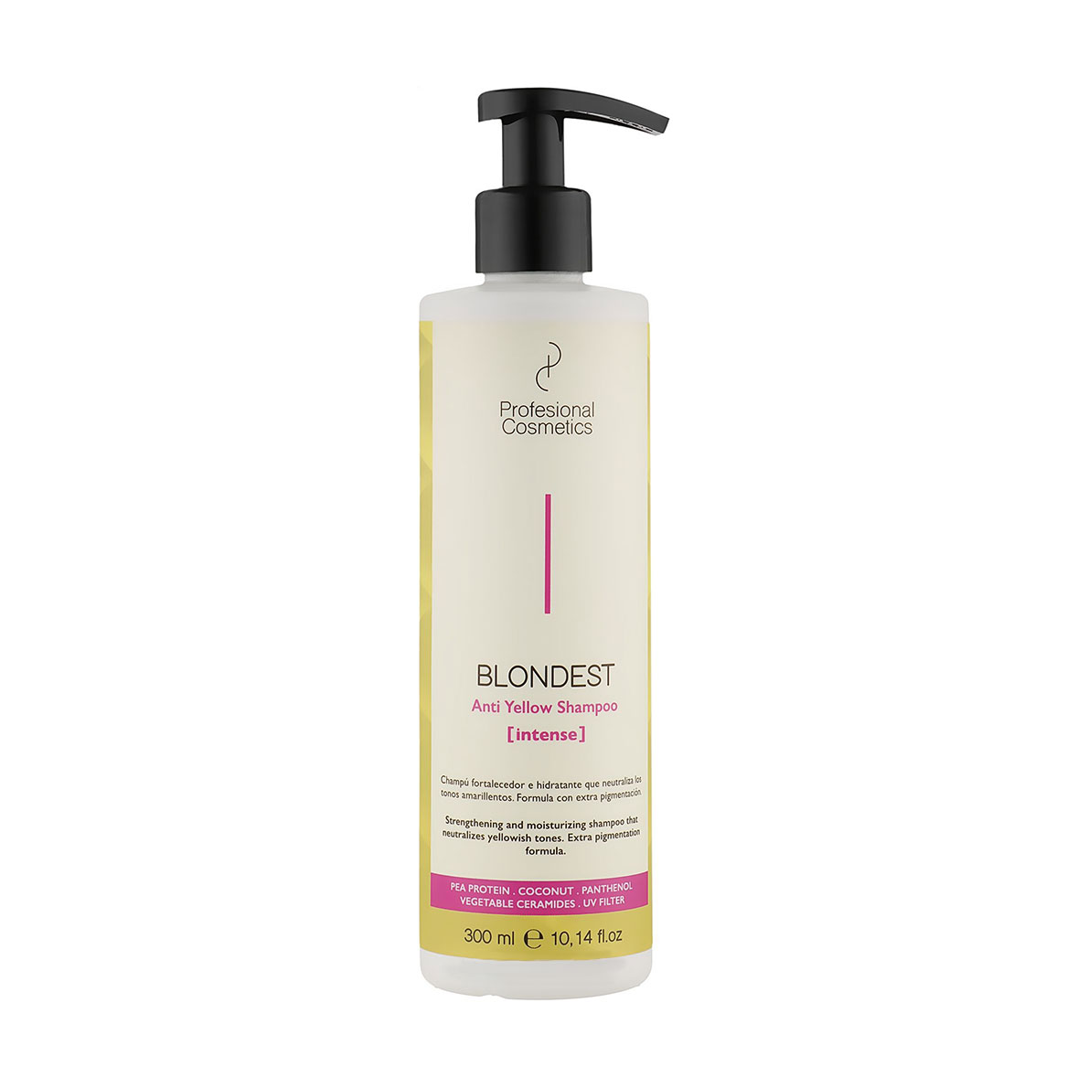 Шампунь анти-жовтизна для волосся Profesional Cosmetics Blondest Anti Yellow Intense Shampoo, 300 мл