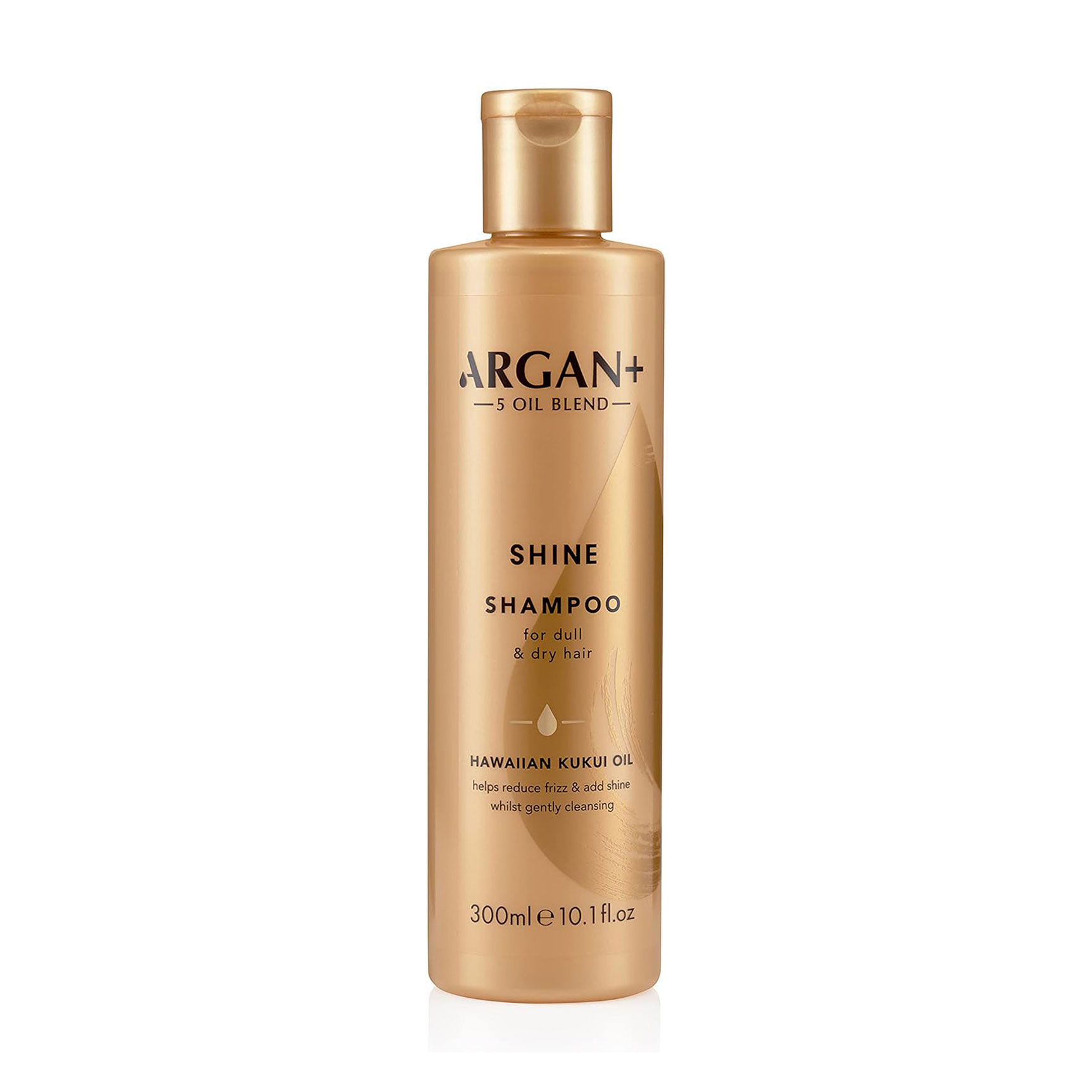 Шампунь Argan+ Hawaiian Kukui Oil Shine Shampoo для блиску тьмяного та сухого волосся, 300 мл