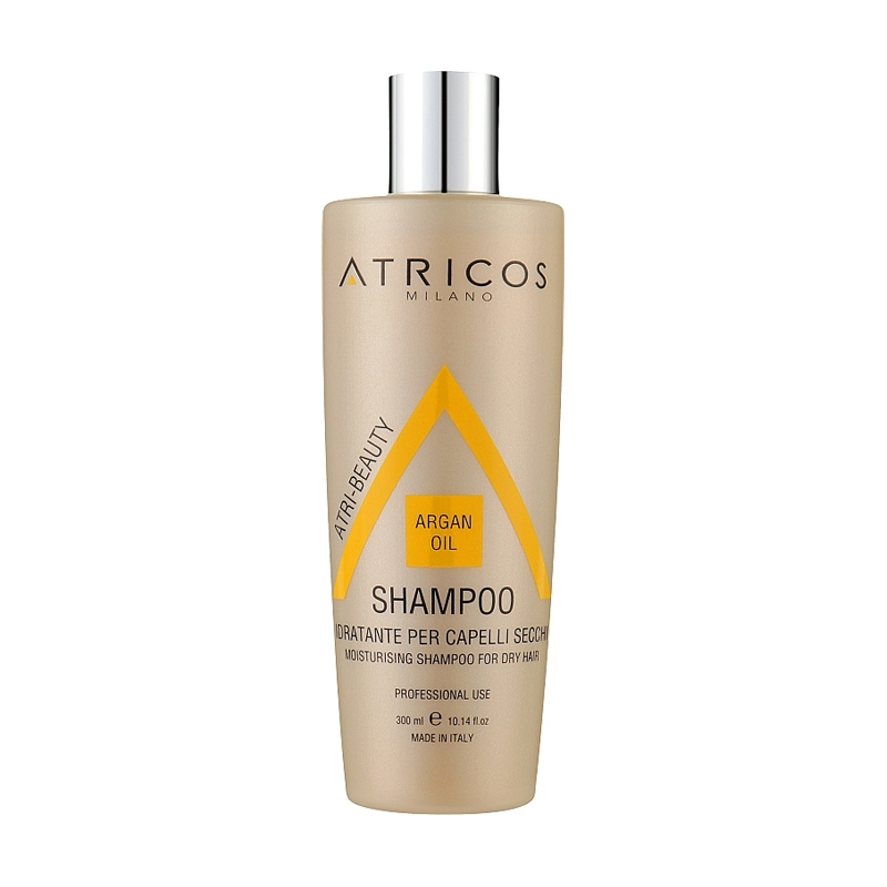 Шампунь Atricos Milano Atri-Beauty Moisturising Shampoo для сухого волосся, з аргановою олією, 300 мл